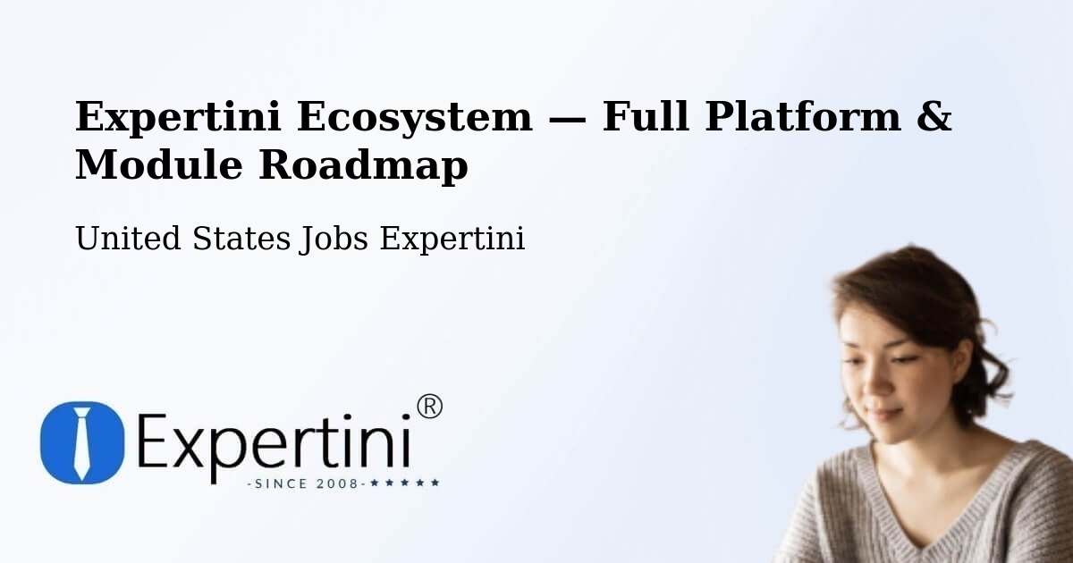 Expertini Ecosystem — Full Platform & Module Roadmap – Williams