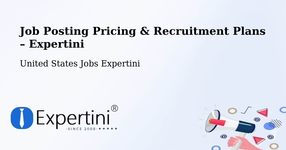 Job Posting Pricing & Recruitment Plans – Williams - Williams, United States Jobs Expertini
