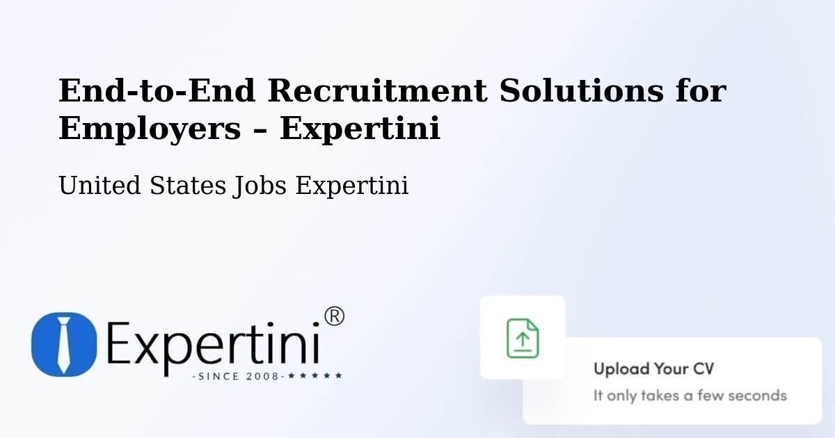 Recruitment Solutions for Employers – Williams - Williams, United States Jobs Expertini